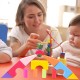 Colorful EVA Soft Foam Building Blocks – 124 PCS Educational Toy