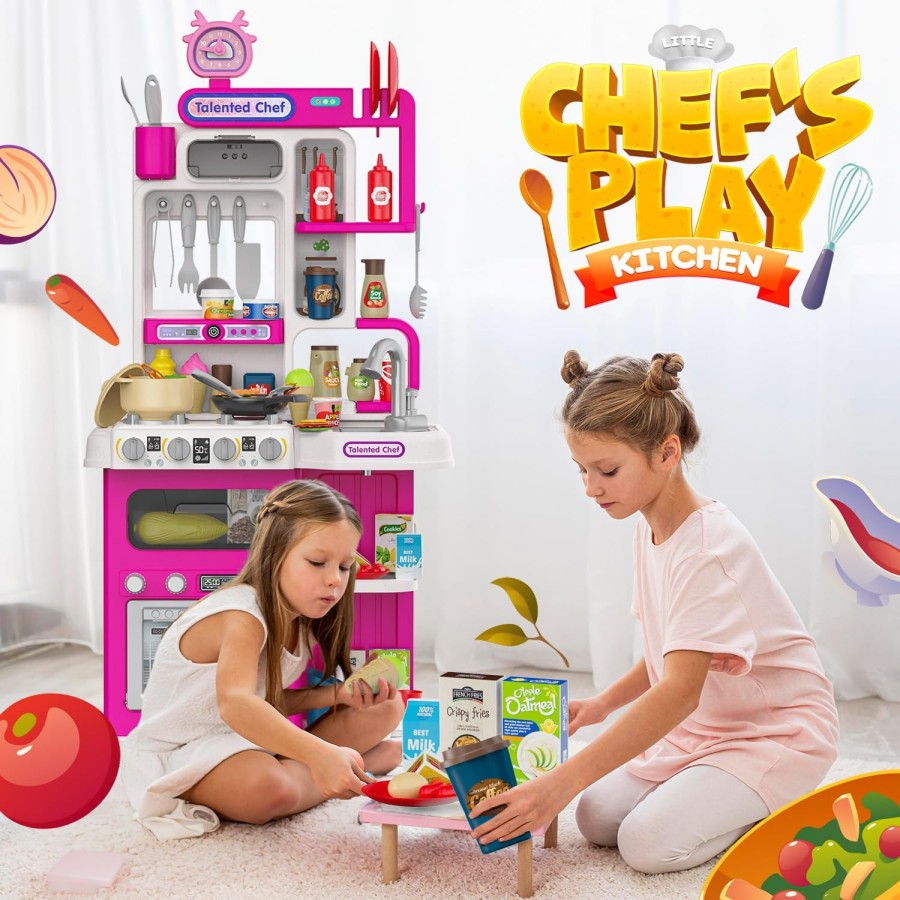 Kids Play Kitchen with Sound & Light 14315