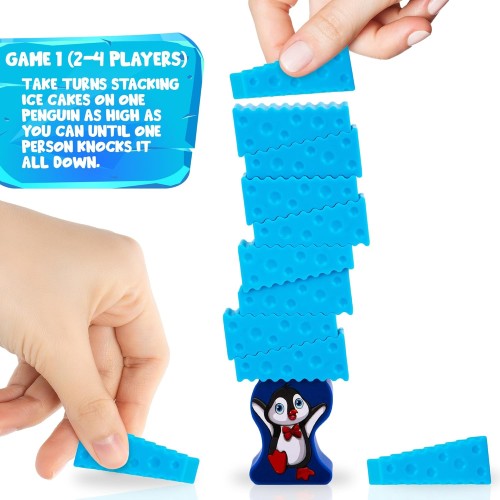 Penguin Ice Stacking Game