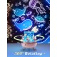  Glaceon Rotating Night Lights for Kids Room With 6 Projection Flims