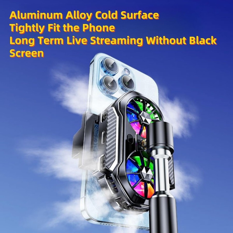 RGB Phone Dual Cooling Fan (RS3)