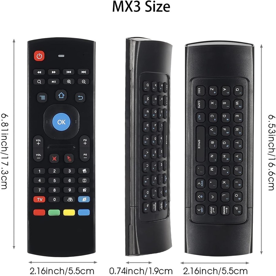 MX3 Air Mouse 2.4G Wireless Mini Keyboard Remote MX3 Air Mouse 2.4G Wireless Mini Keyboard Remote