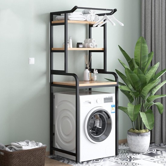 Laundry Organizer And Storage Metal Rack