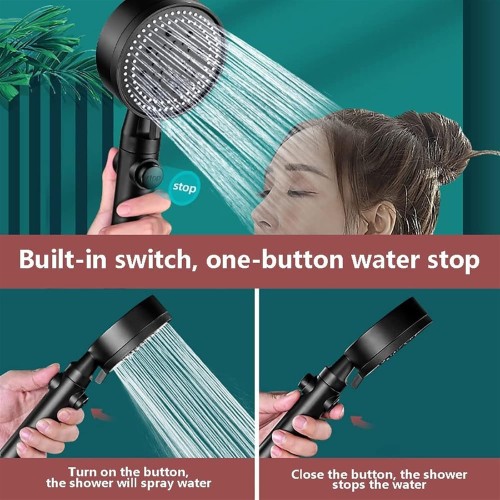 5 Modes High Pressure Turbo Shower