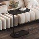 Modern C Shaped Tea Coffee Table - Black Modern C Shaped Tea Coffee Table - Black