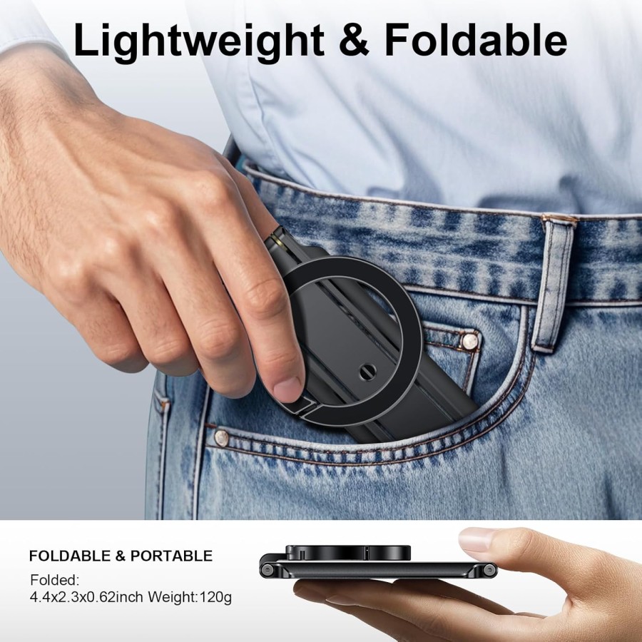 Magnetic Phone Tripod & Mini Foldable Stand