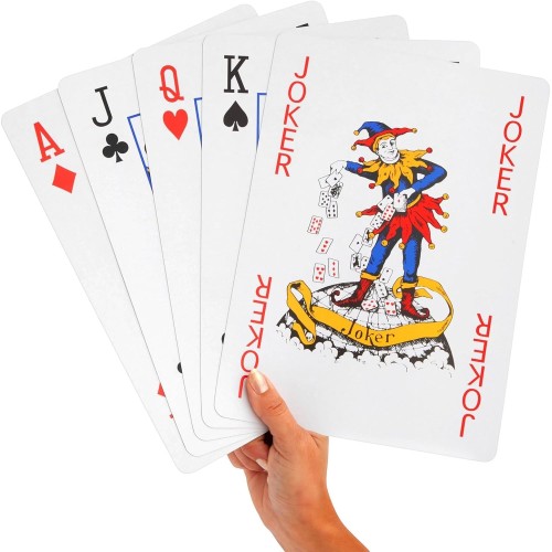  Jumbo Playing Cards Deck poker 8.5 Inches