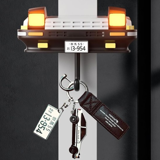 Car Headlight Key Hanger Wall-Mounted Keychain Holder