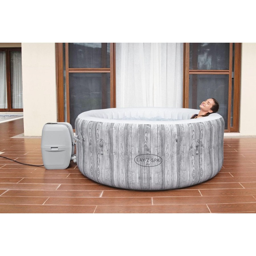 Bestway Lay-Z-Spa Fiji AirJet 4 White Wood Bestway Lay-Z-Spa Fiji AirJet 4 White Wood