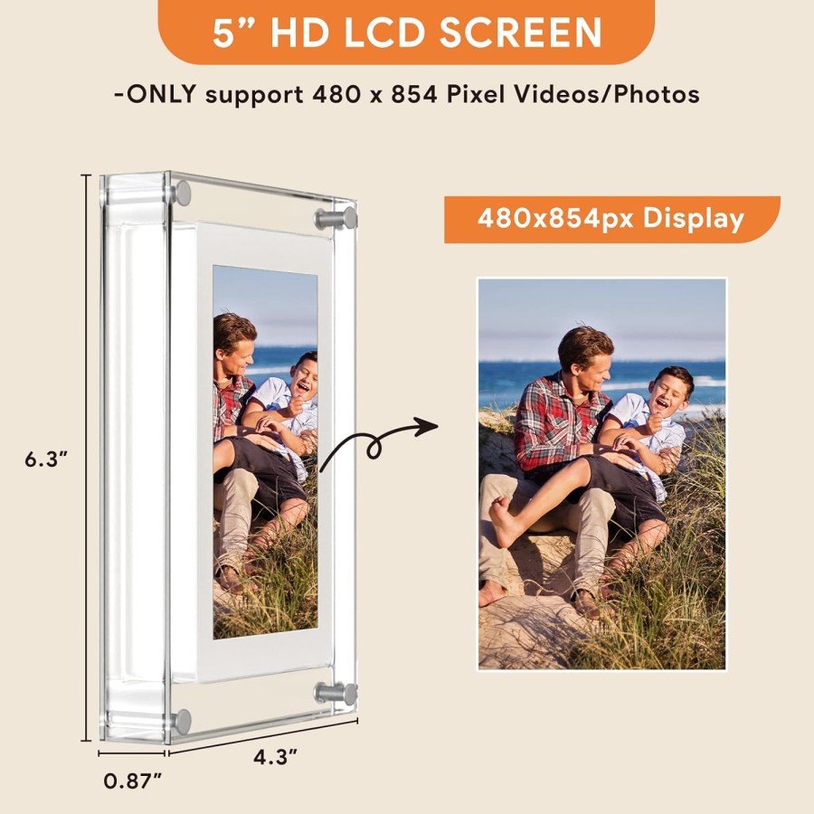Acrylic Digital Video Frame Acrylic Digital Video Frame
