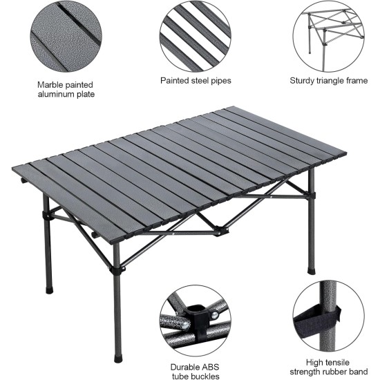 Aluminum Folding Table With Carry Bag 120 X 55x 62cm