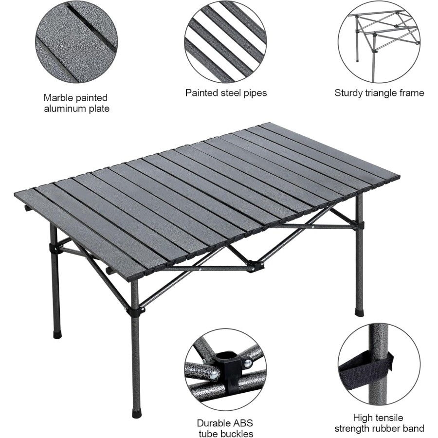 Aluminum Folding Table With Carry Bag 120 X 55x 62cm