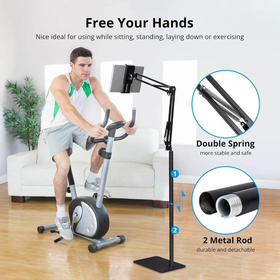 Universal Metal Phone & Tablet Holder 360 Degree Rotation Stand (XO-C137)