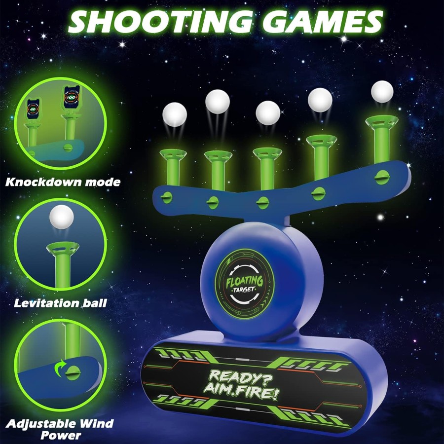 2 in 1 Target Shooting Game with 2 Guns and Ball Set