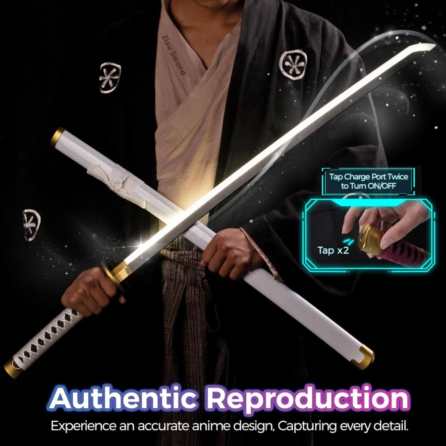 One Piece Roronoa Zoro Sword 100cm Sk06 (Led Light) Rechargeable