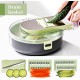 9in 1 Multi-Functional Manual Vegetable and Fruit Chopper Slicer