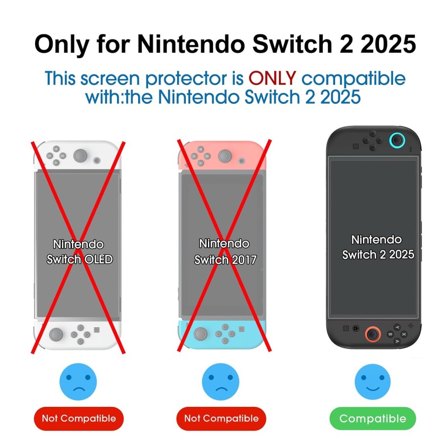 Tempered Glass Protector for Nintendo Switch 2 Tempered Glass Protector for Nintendo Switch 2