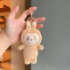 Labubu Plush Cartoon Cute Doll Keychain - Brown Labubu Plush Cartoon Cute Doll Keychain - Brown