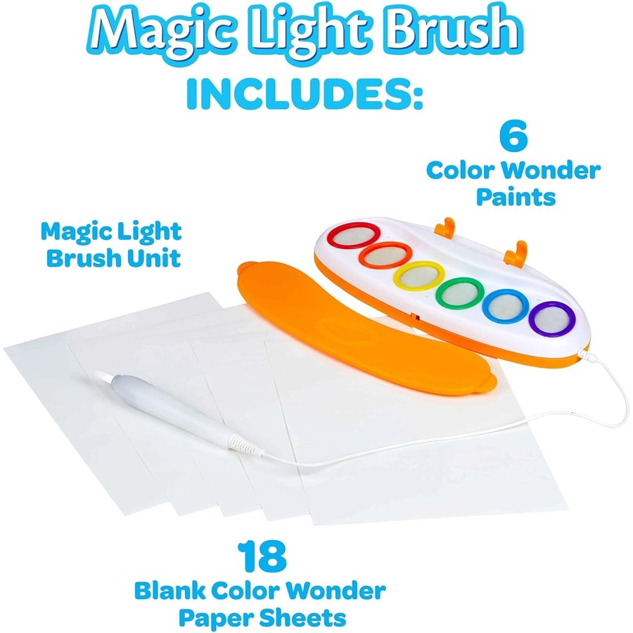 Crayola Color Wonder Magic Light Brush - 18 Pages