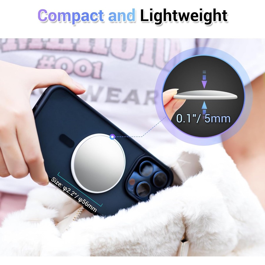 Magnetic Selfie Mirror for Back Camera