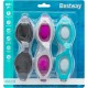 Bestway Accelera Swimming 3-Pack Goggles, Assorted - 21095 (Age 14+) Bestway Accelera Swimming 3-Pack Goggles, Assorted - 21095 (Age 14+)