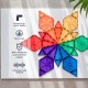 Connetix Rainbow Geometry Pack 30 Pieces