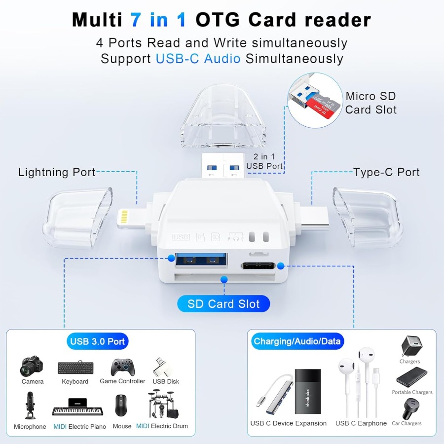 Earldom 5 in1 OTG Card Reader OT95