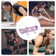Multi-Functional Foldable Pilates & Ab Workout Board – Full Body Home Fitness Trainer - Pink Multi-Functional Foldable Pilates & Ab Workout Board – Full Body Home Fitness Trainer - Pink