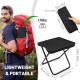 Portable Folding Camping Zipper Stool Chair - Black Portable Folding Camping Zipper Stool Chair - Black