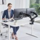 NB North Bayou Dual Monitor Desk Mount Stand Full Motion Swivel Computer Monitor Arm