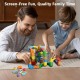 DIY Cube Track Fusion Train Set For Kids