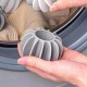 2Pcs Silicon Laundry Dryer Ring Balls - Grey