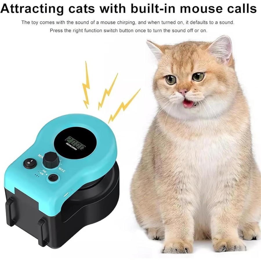 Interactive Cat Toy with Running Wheel