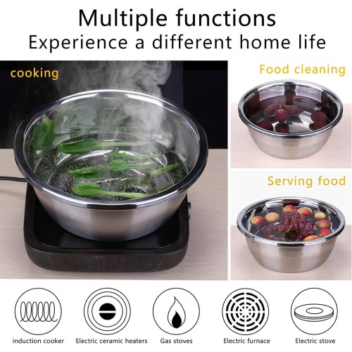 3 in 1 Stainless Steel Vegetable Slicer Cutter Drain Basket