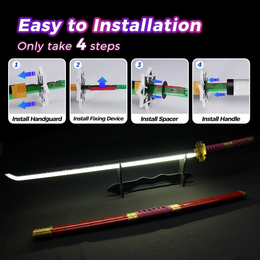 One Piece Roronoa Zoro Sword 100cm Sk03 (Led Light) Rechargeable One Piece Roronoa Zoro Sword 100cm Sk03 (Led Light) Rechargeable