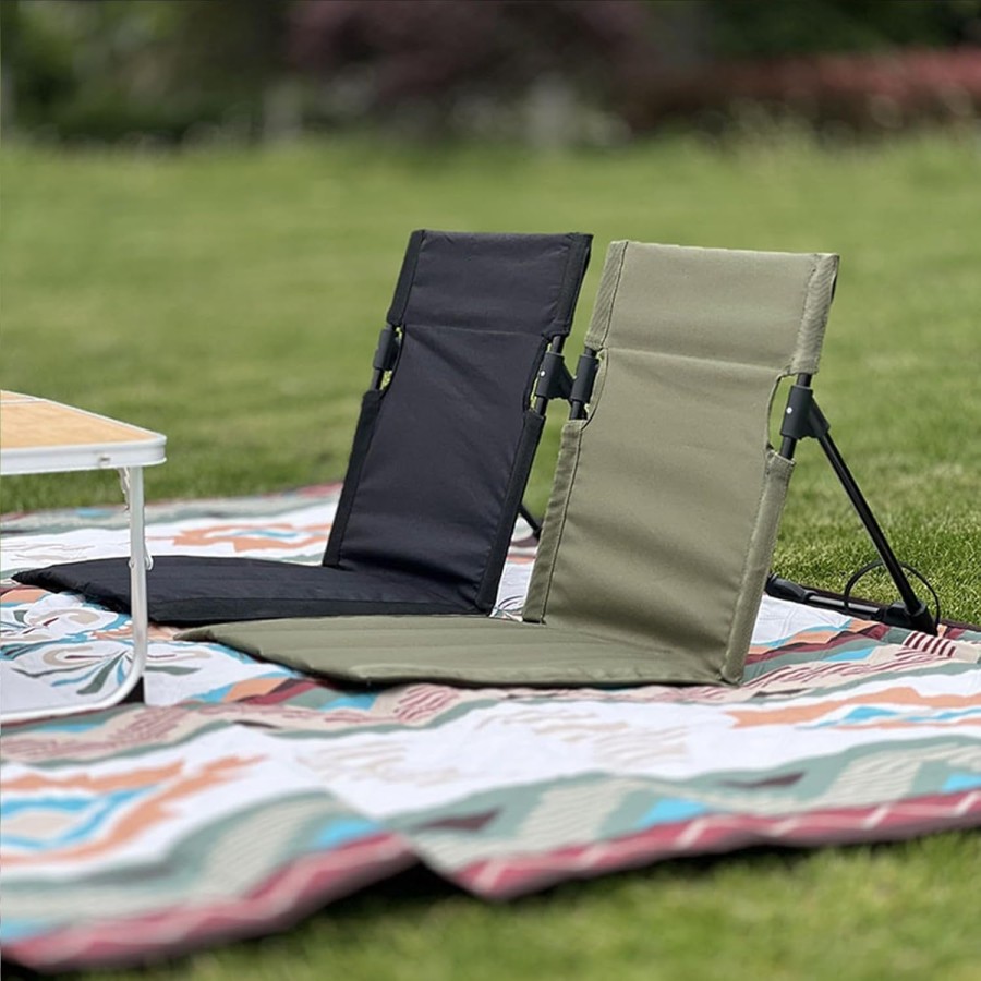 Backrest Foldable Lounge Chair - Green