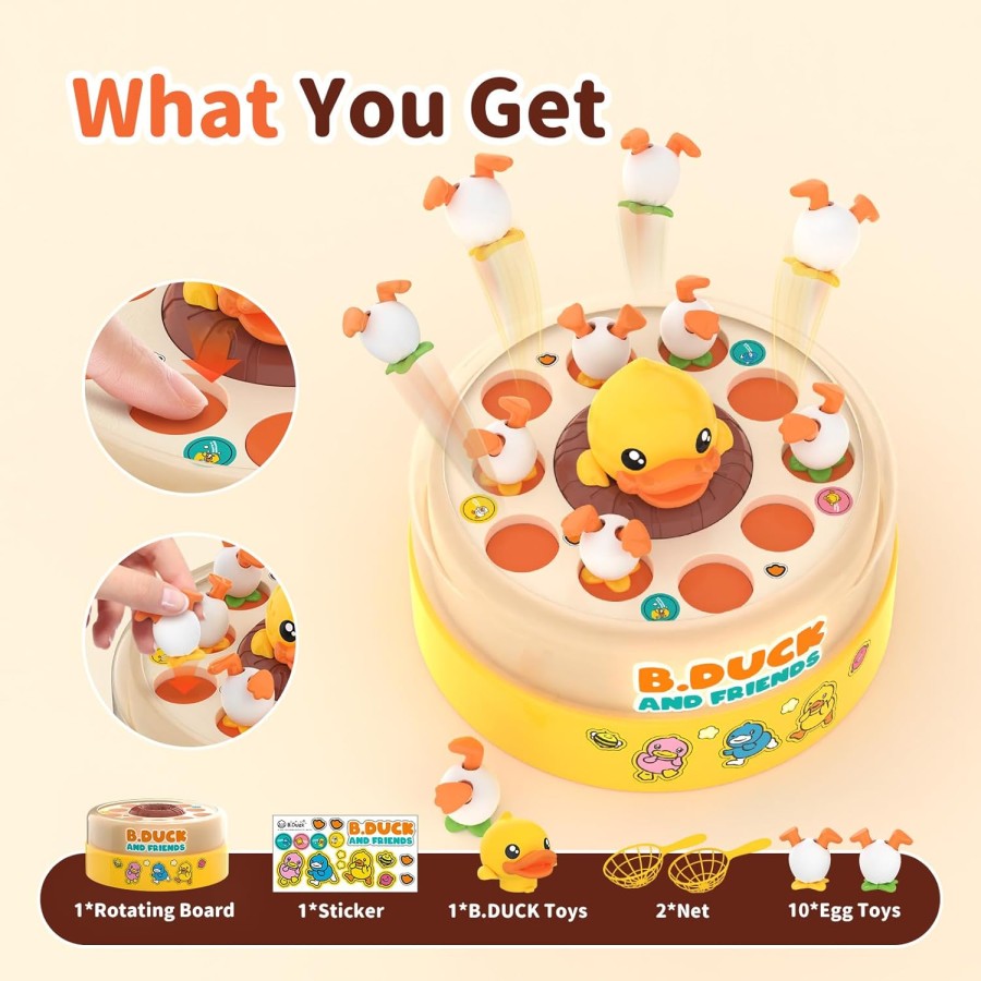 B.Duck Bouncing Carousel Toy