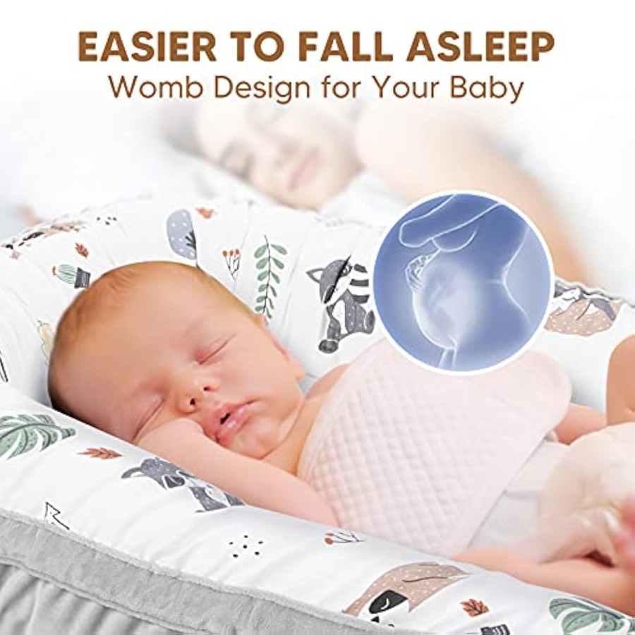 Baby Lounger Nest with Pillow – Newborn Bassinet 14528/14529