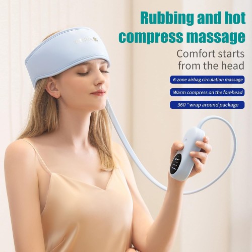 Electronic Head Massager with Heat Massage Function (JKQ-567)