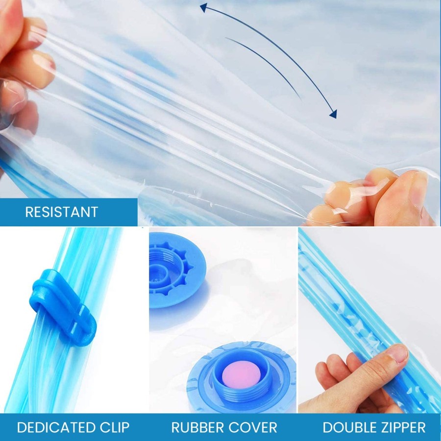 Clothes Storage Vacuum Bag with Pump - 5Pcs