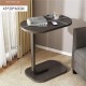 Modern C Shaped Tea Coffee Table - Black Modern C Shaped Tea Coffee Table - Black