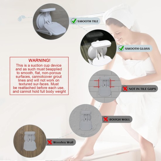 Non-Slip Bathroom Pedal Foot Rest