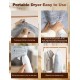 Portable Clothes Dryer, Portable Mini Clothes Dryer with Shoes Drying