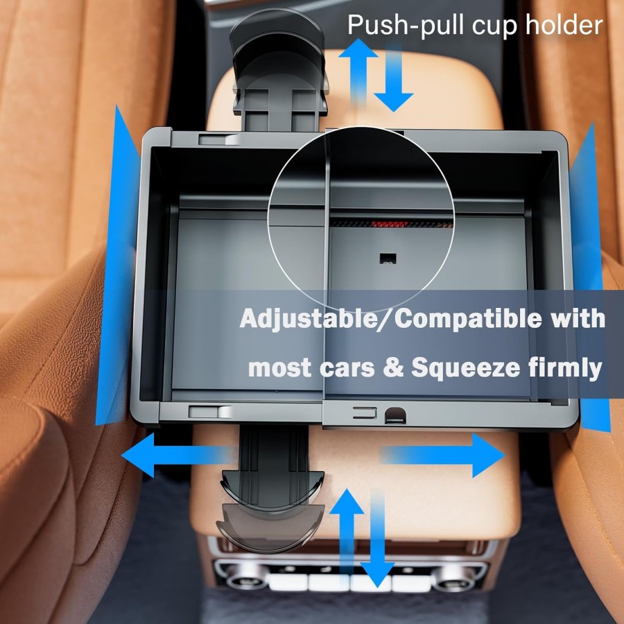 Car Storage Organizer Gap Seat Food Table Tray