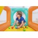 Bestway Tunneltopia Ball Pit  Kids Inflatable Ball Pit and Play Centre 25 Play Balls, Ages 2+