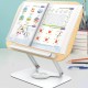 360 Degree Rotatable Desktop Book Holder Wood Panel Laptop Stand