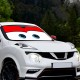 Cartoon Eyes Car Windshield Sun Shades - Red