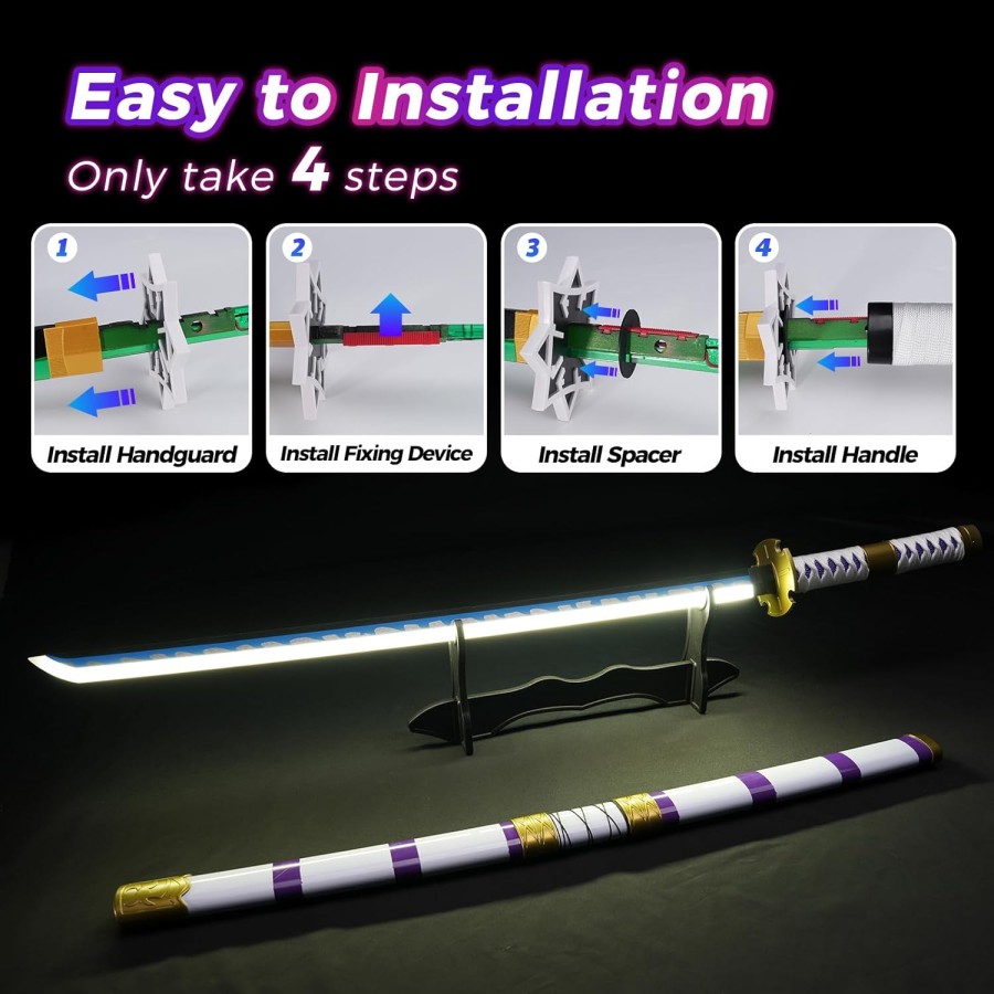 One Piece Roronoa Zoro Sword 100cm Sk02 (Led Light) Rechargeable One Piece Roronoa Zoro Sword 100cm Sk02 (Led Light) Rechargeable