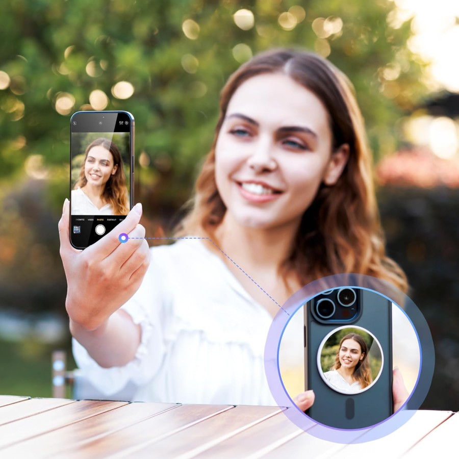 Magnetic Selfie Mirror for Back Camera