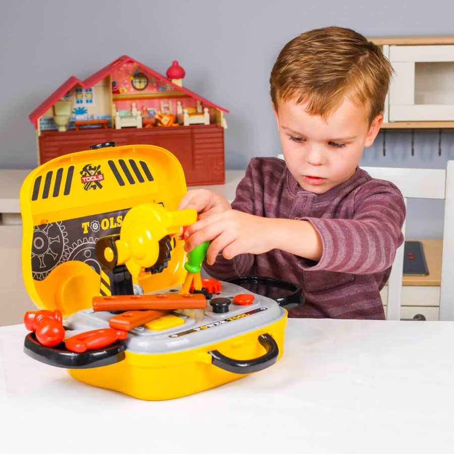 DIY  Tool Box Work Bench Playset For Kids